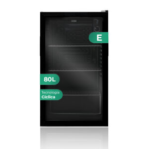 Frigorifero Horeca Svan Cyclic E 84,3cm 47,5cm 44cm Nero Porta in vetro manuale