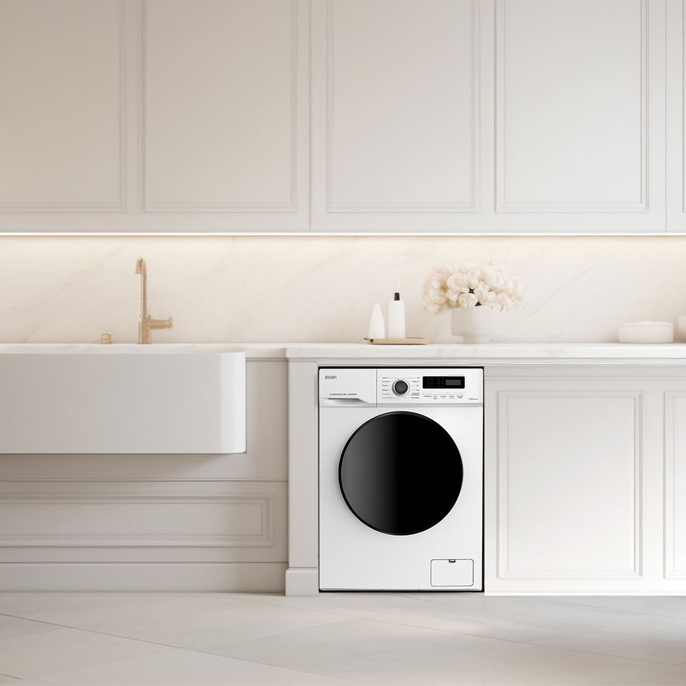 Lavadora Svan 9kg 1400rpm A 85cm 59,5cm 60cm Blanco Display Inverter – Image 4