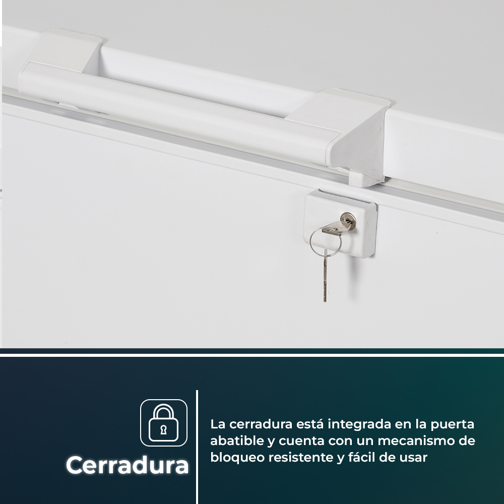 Congelador horizontal Svan Dual Cooling 454L C 84cm 149,2cm 74,3cm Blanco Display 2C – Image 5