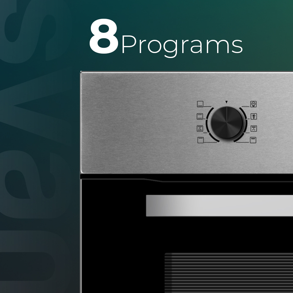 Horno Multifunción Svan 70L A 59,5cm 57,5cm 59,5cm Inox Display 8P - immagine 6