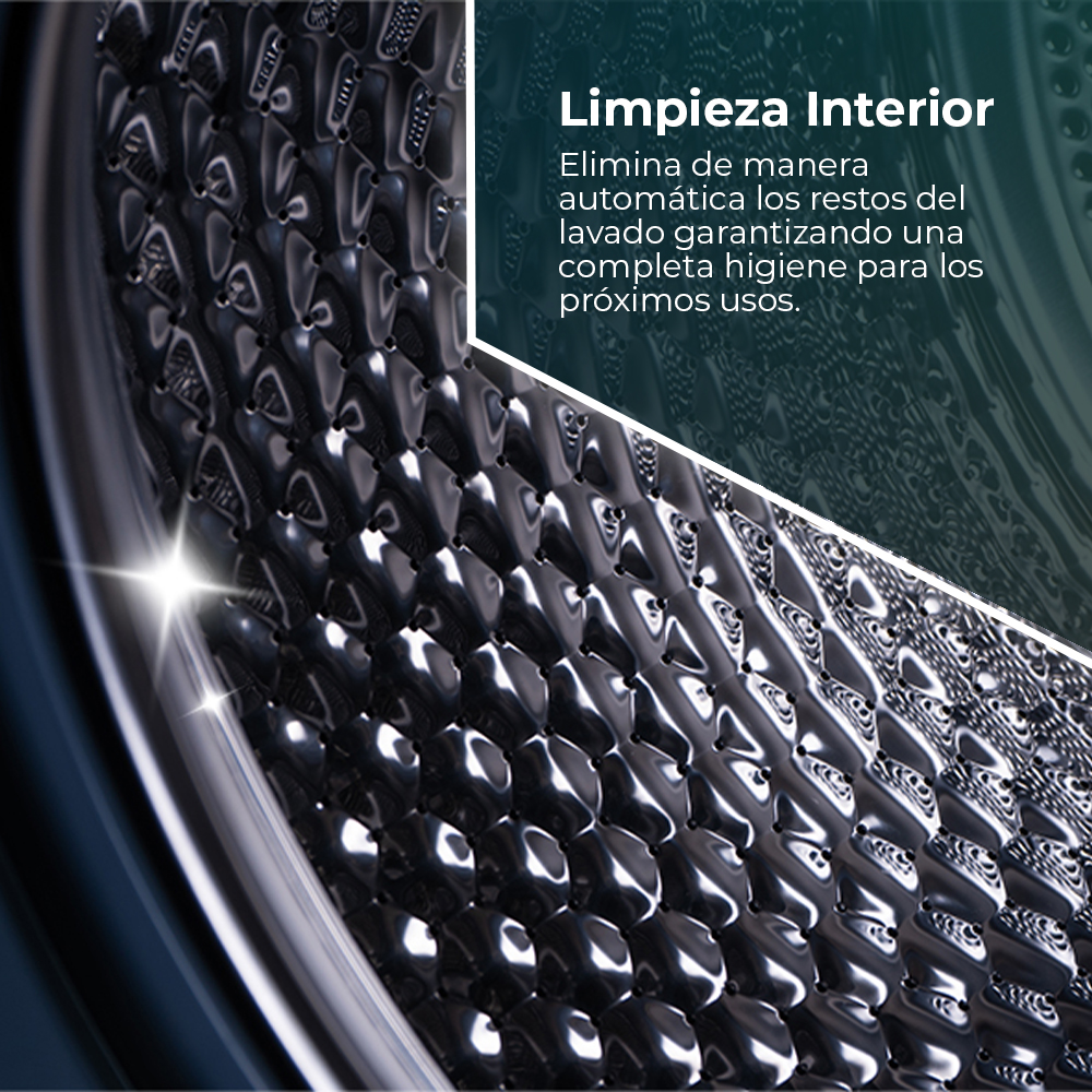 Lavadora Svan 9kg 1400rpm A 85cm 59,5cm 60cm Blanco Display Inverter – Image 6