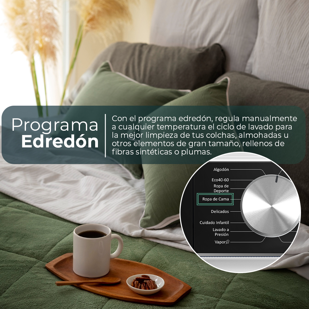 Lavadora Svan 9kg 1400rpm A 85cm 59,5cm 60cm Blanco Display Inverter – Image 7