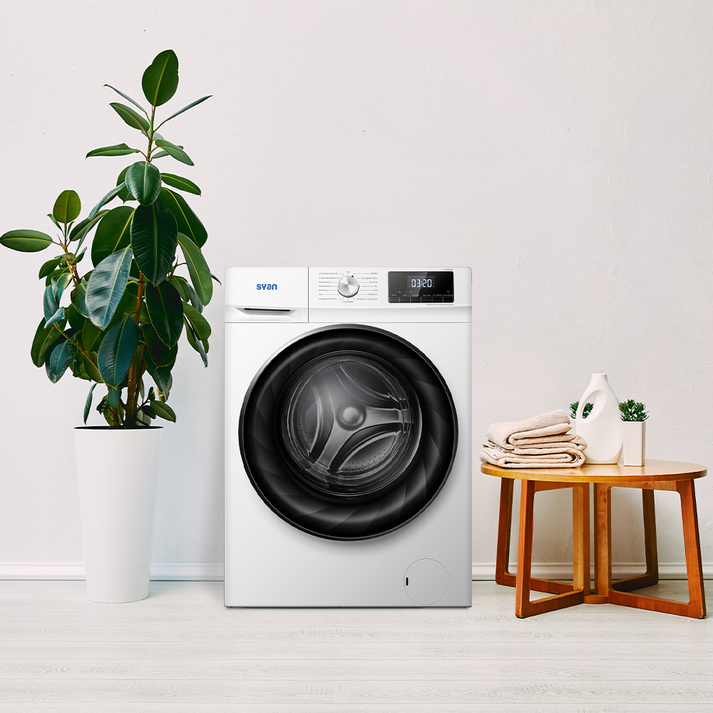 Lavadora Svan 10kg 1400rpm A 84,5cm 59,5cm 63,5cm Blanco Display Inverter Vapor MiCiclo T.Waterdrop – Image 8